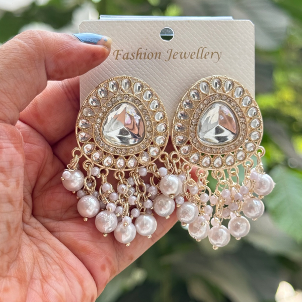 Buy Trendy Kundan Polki Earrings Online at Best Price