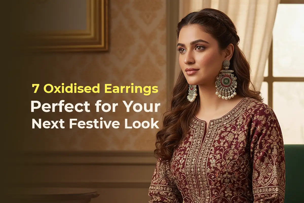 7 Oxidised Earrings Perfect for Your Next Festive Look