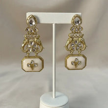 Nalina Long Kundan Earrings