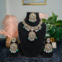 Nitya Kundan Semi- Bridal Set-Pastel