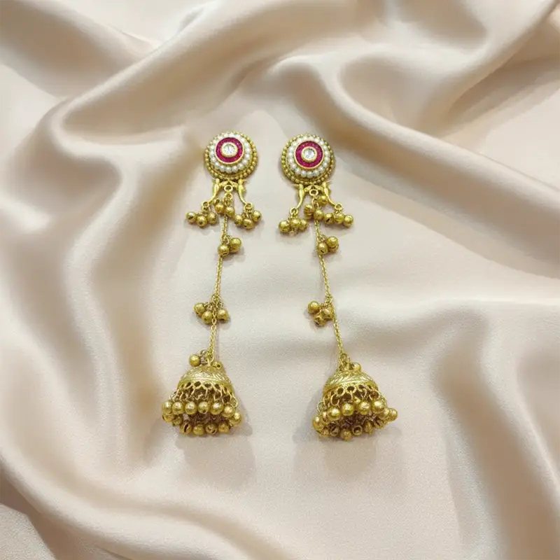 Apeksha Kashmiri Jhumka Earrings