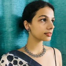 Oxidised Deer German Choker Set