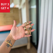 Set Of 3 Gold Plated Hoops