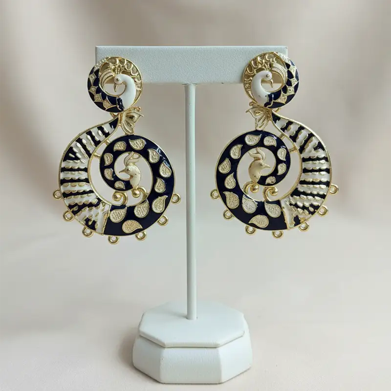 Ishika Peacock Earrings