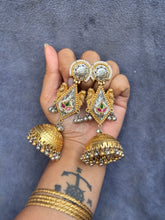 Aaranya Fusion Golden Jhumkis