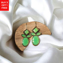 Monalisa Green Stone Earrings