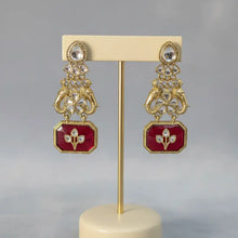 Nalina Long Kundan Earrings