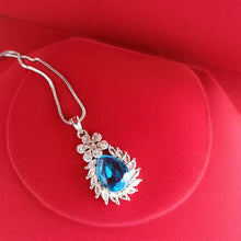 Teardrop Cubic Zirconia Pendant Set