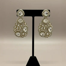 Anushaa White Stone Earrings