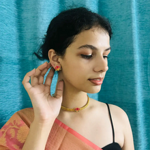 Lotus Matte Gold Choker Set