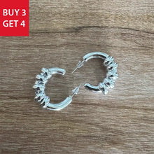 Aira Small Silver Plated Hoop Earrings