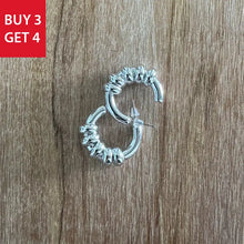 Aira Small Silver Plated Hoop Earrings