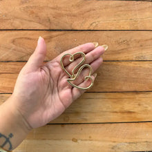 Heart Shaped Vogue Golden Earrings