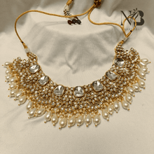 Yuvrani White Kundan Heritage Semi-Bridal Set