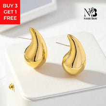 Chunky Dome Drop Earrings