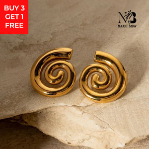 Ariana Spiral Vogue Earrings