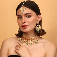 Aprajita Green Marwar Choker Set