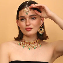 Aprajita Green Marwar Choker Set