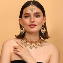 Aprajita Green Marwar Choker Set