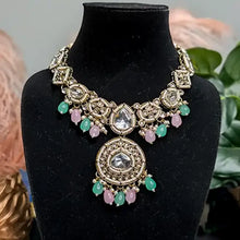 Nitya Kundan Semi- Bridal Set-Pastel