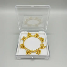 Uma Floral Ghungroo Open Bangle