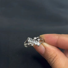 Aurora Silver Plated Stone Ring