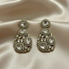 Anushaa White Stone Earrings