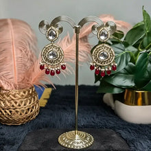 Nitya Kundan Semi- Bridal Set-Ruby