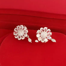 Premium Flower Stud AD Pendant Set