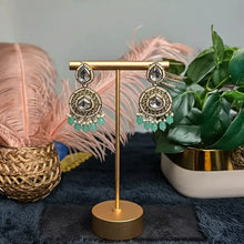 Nitya Kundan Semi- Bridal Set- Mint Green