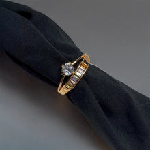 Luna Solitaire American Diamond Ring