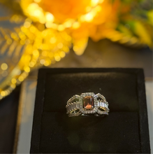 American Diamond Ring - Ruby