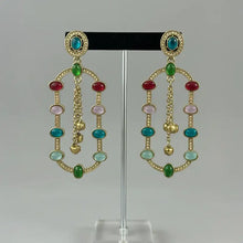 Rashi Stone Dual Dangle Earrings