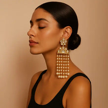 Jayati Gold Plated Long Earrings
