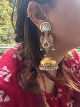Aaranya Fusion Golden Jhumkis