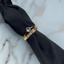 Luna Solitaire American Diamond Ring