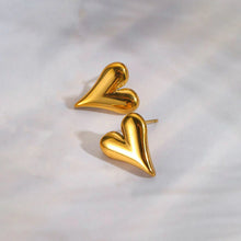 Anti Tarnish Heart Themed Earrings