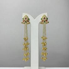 Amira Kashmiri Gold Ghungroo Jhumka Earrings