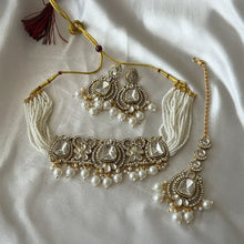 Bhargavi Big Studs Polki Choker Set