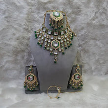 Naira Emerald Green Kundan Bridal Necklace Set