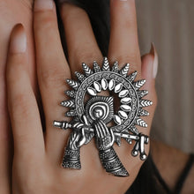 Divine Krishna Statement Ring