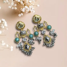 German Silver Brass Earrings