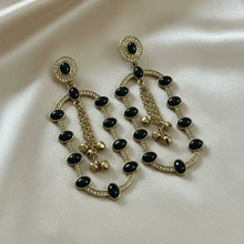 Rashi Stone Dual Dangle Earrings