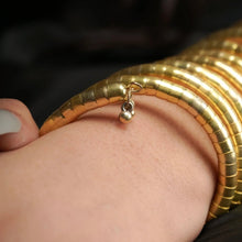 Tribhanga Spiral Cuffs Gold