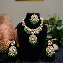 Nitya Green Kundan Semi- Bridal Set