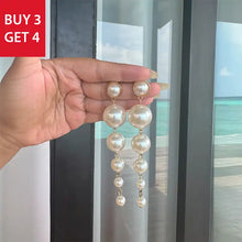 Statement Pearl Drop Earrings