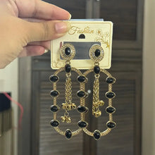 Rashi Stone Dual Dangle Earrings