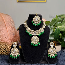 Nitya Green Kundan Semi- Bridal Set