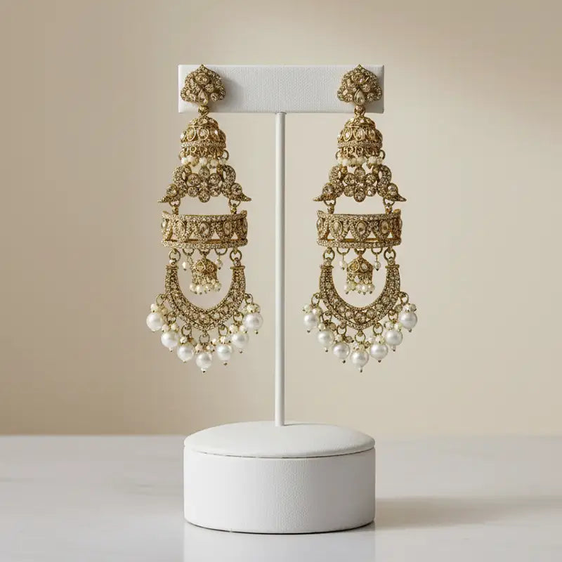 Ananya Pearl Jhumka Earrings