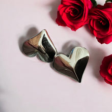 Silver Heart Earrings